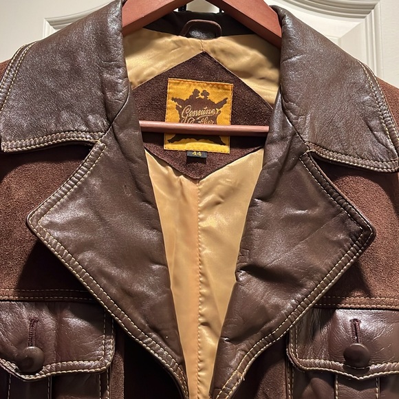 Authentic vintage leather jacket - Picture 6 of 8